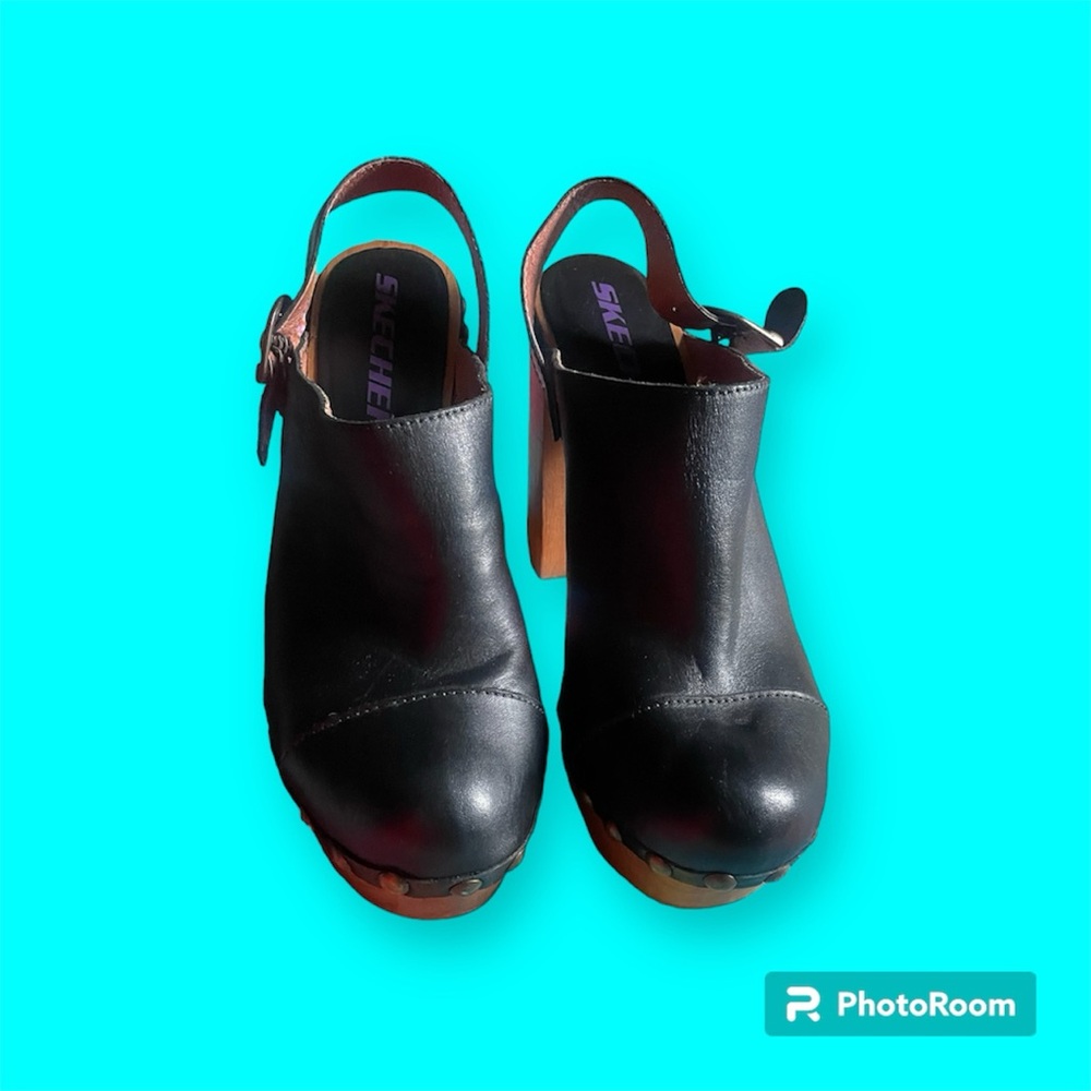 Vintage Skechers platform clogs
